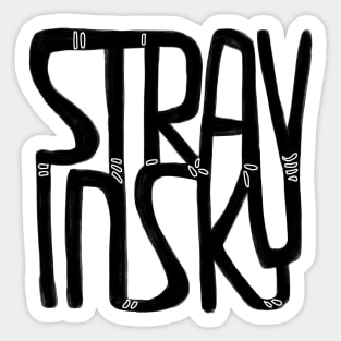 Composer, Stravinsky Sticker